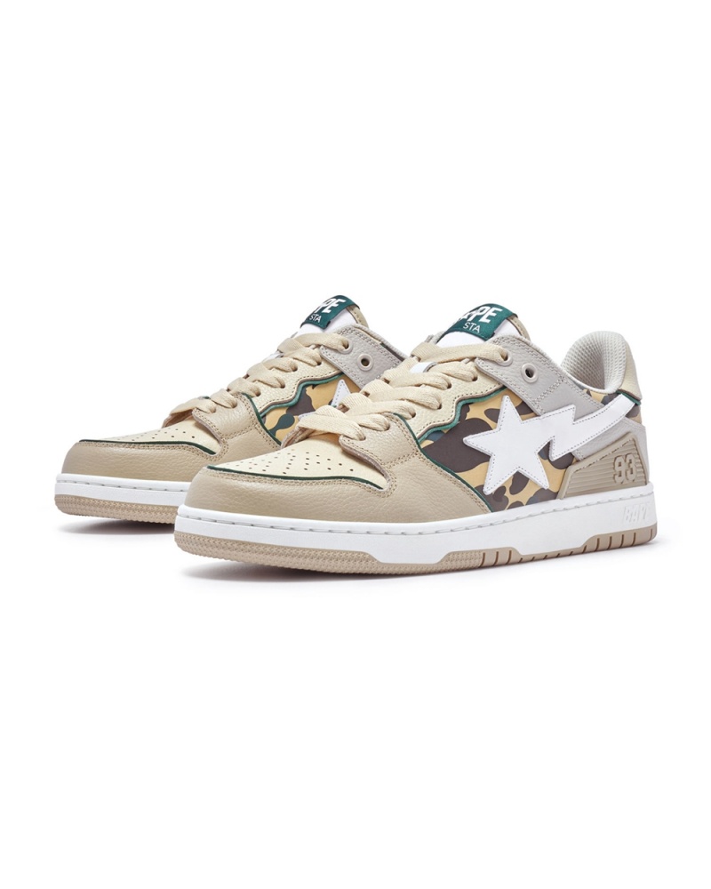 Basket Bape SK8 STA #4 Beige Homme | NBQ-85336536